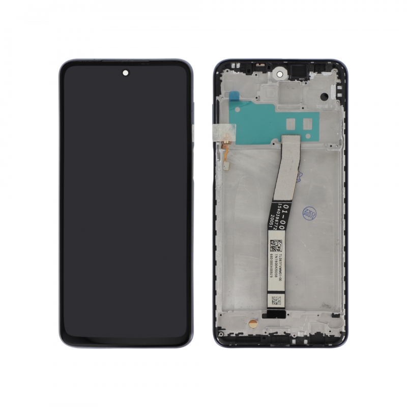 LOeZecran-avec-chassis-pour-xiaomi-redmi-note-9s-gris
